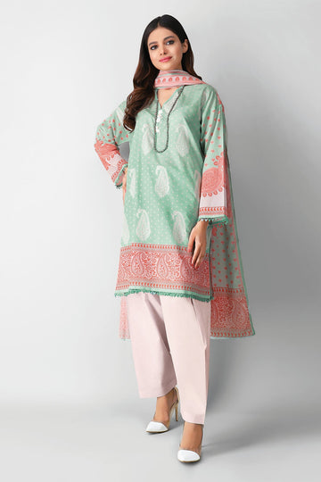 Khaadi B210213 Beige Summer Lawn 2021